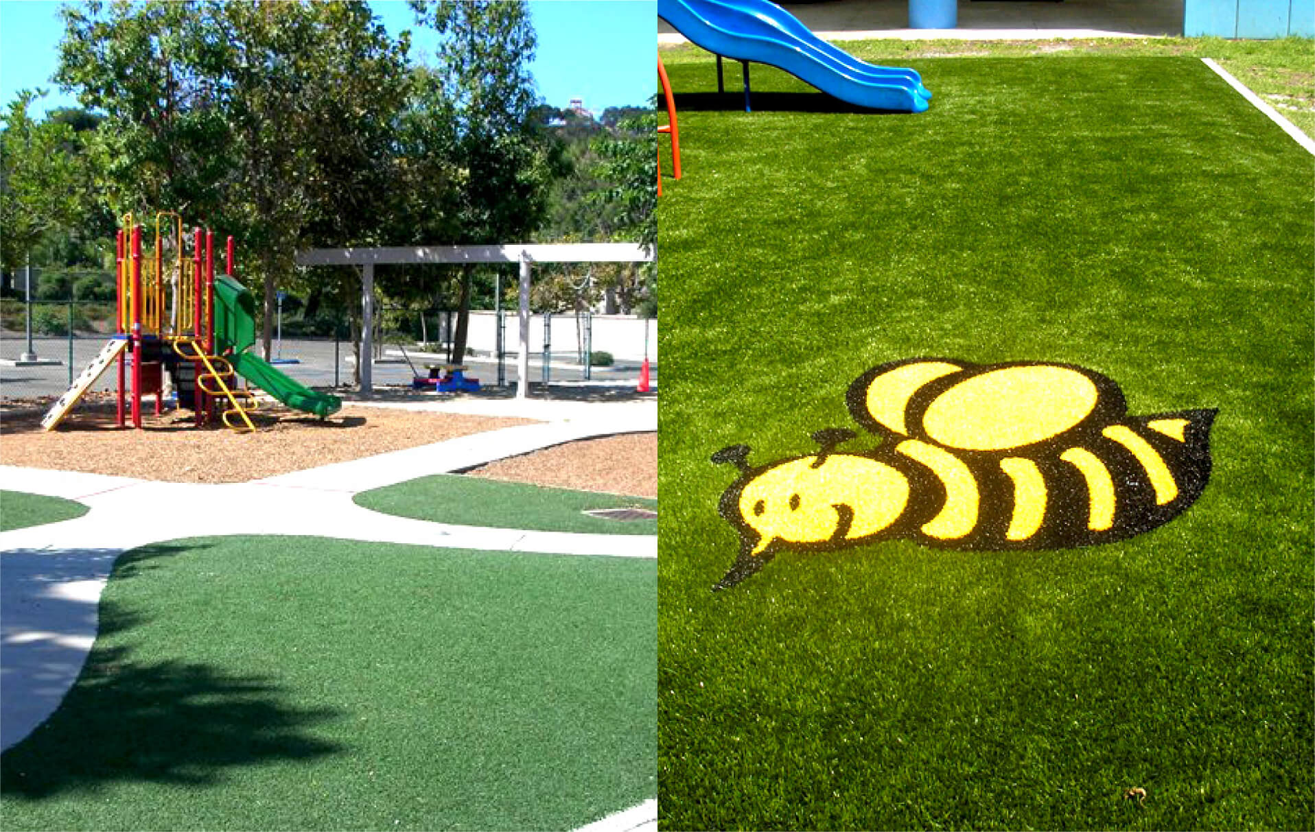 Complete your playground with <span style="color: #0AE294;font-weight: bold">Artificial Turf </span>